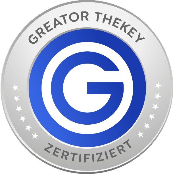 Andreas Hickel ist Greator Thekey zertifiziert